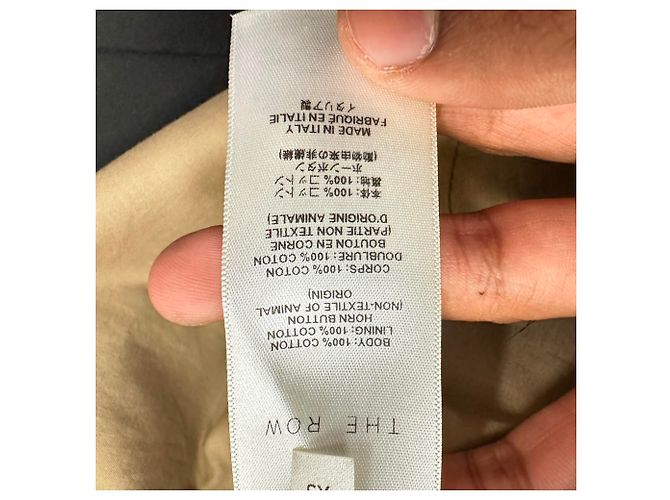 Casaco utilitário Frank The Row com bolsos em algodão castanho Marrom - vista 9