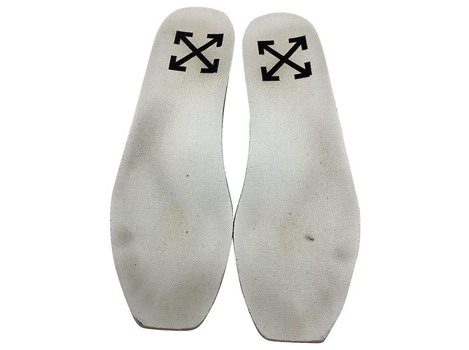 Off White Baskets Off-White HG Runner en polyester blanc et daim - vue 11