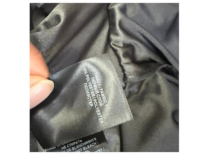 Balmain Mini-Kleid aus Jersey in schwarzem Polyester - Ansicht 7