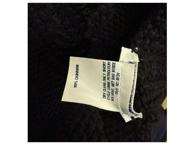 Oscar De La Renta Zopfstrickpullover aus schwarzem Kaschmir - Ansicht 5