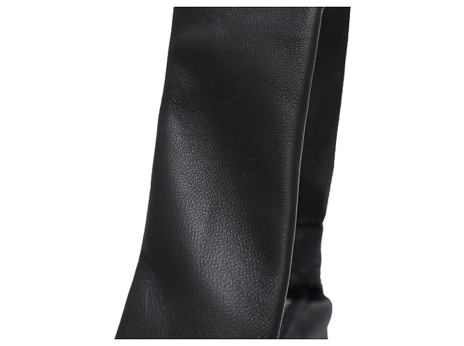 Borsa Croissant Piccola Lemaire in pelle nera Nero - vista 12