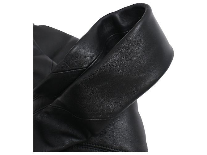 Borsa Croissant Piccola Lemaire in pelle nera Nero - vista 19