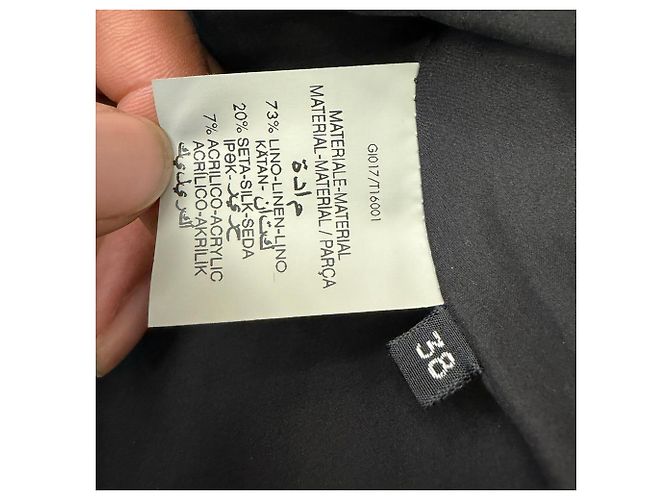 Veste de soirée Tom Ford en lin noir - vue 5