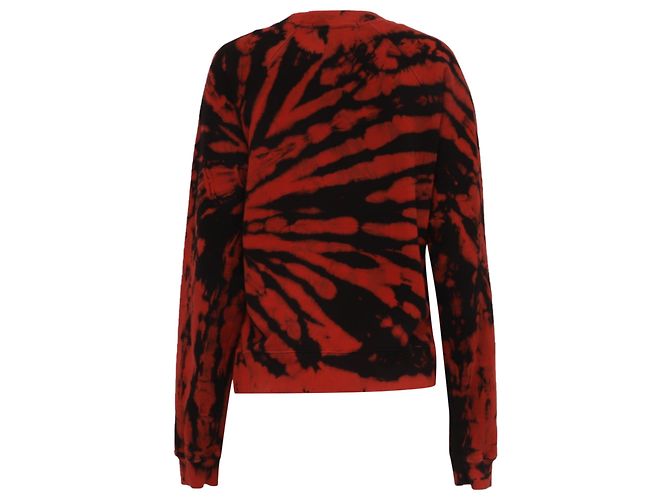 Proenza Schouler Pullover mit Tie-Dye-Print aus roter Baumwolle - Ansicht 4
