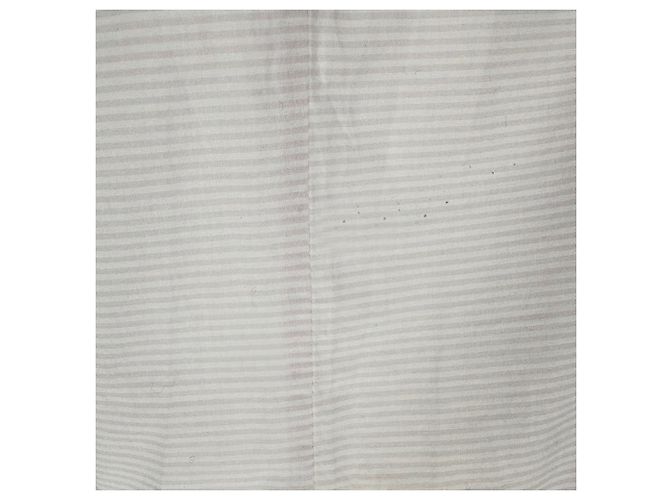 Alça Prada com riscas em algodão branco - vista 3