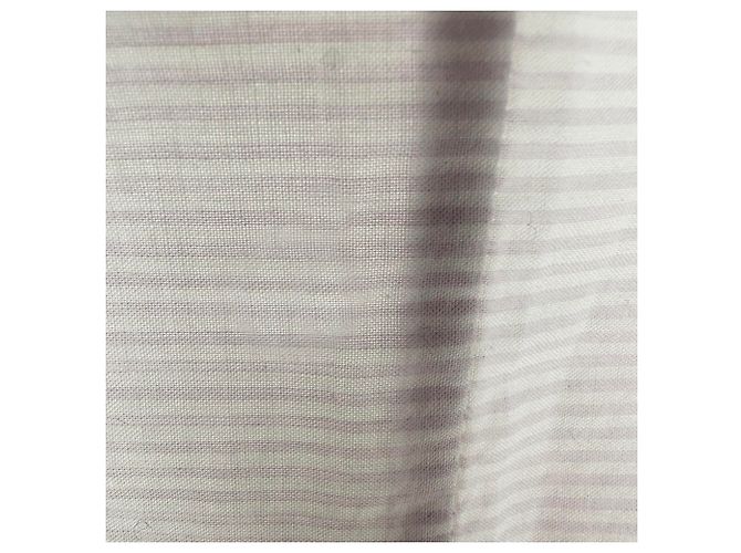 Alça Prada com riscas em algodão branco - vista 4