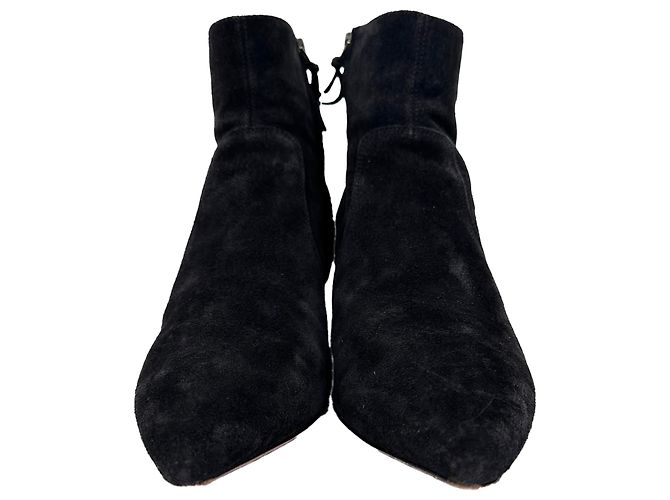 Stivaletti Isabel Marant Derst 60 in camoscio nero - vista 2