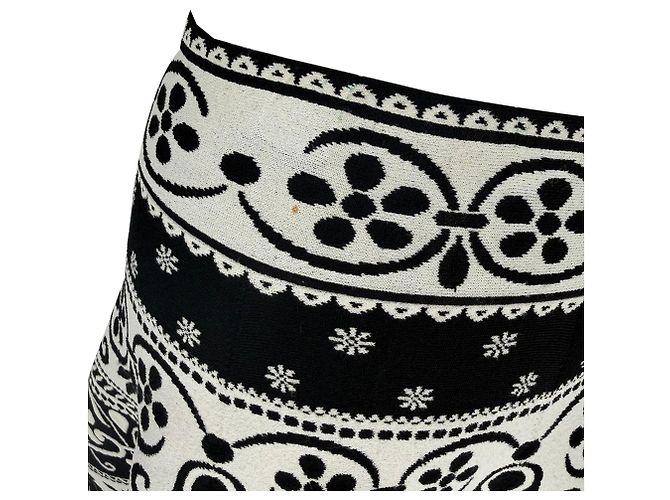Gonna stampata Alexander McQueen in viscosa multicolore Stampa python - vista 4
