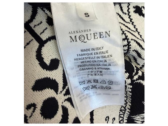 Gonna stampata Alexander McQueen in viscosa multicolore Stampa python - vista 6