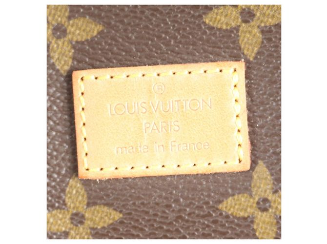 Borsa a tracolla Louis Vuitton Monogram Saumur 30 in pelle Marrone - vista 8