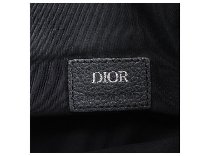 Borsa a tracolla Saddle Oblique Christian Dior Nero - vista 9