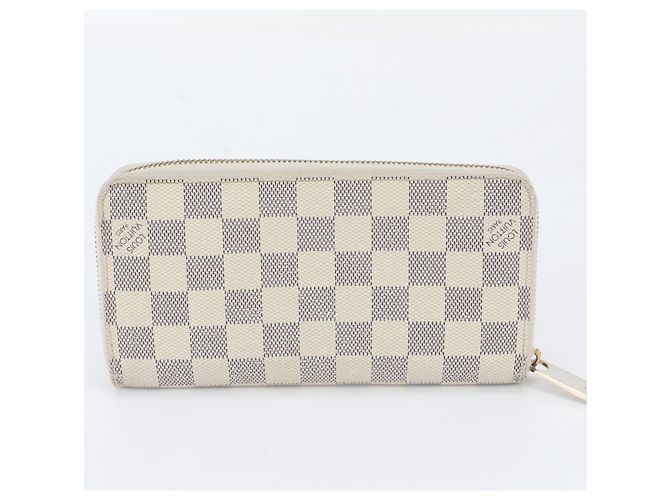 Louis Vuitton Damier Azur Zippy Wallet White - view 2