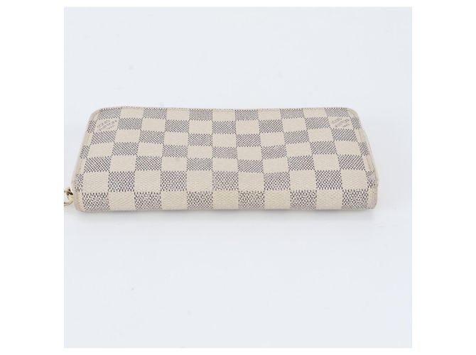 Louis Vuitton Damier Azur Zippy Wallet White - view 5