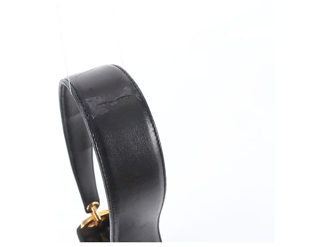Borsa a tracolla Christian Dior in pelle Cannage Nero - vista 2