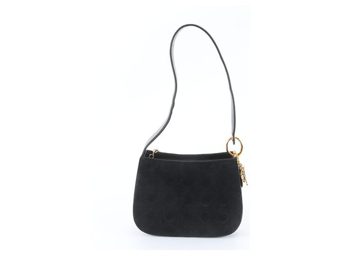 Borsa a tracolla Christian Dior in pelle Cannage Nero - vista 3