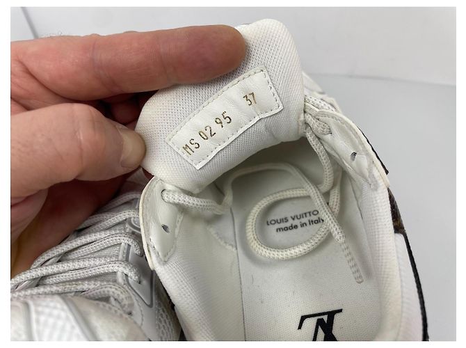 Sneakers Louis Vuitton Olympia Monogram Bianco Monogramma - vista 13
