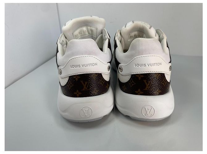 Sneakers Louis Vuitton Olympia Monogram Bianco Monogramma - vista 7