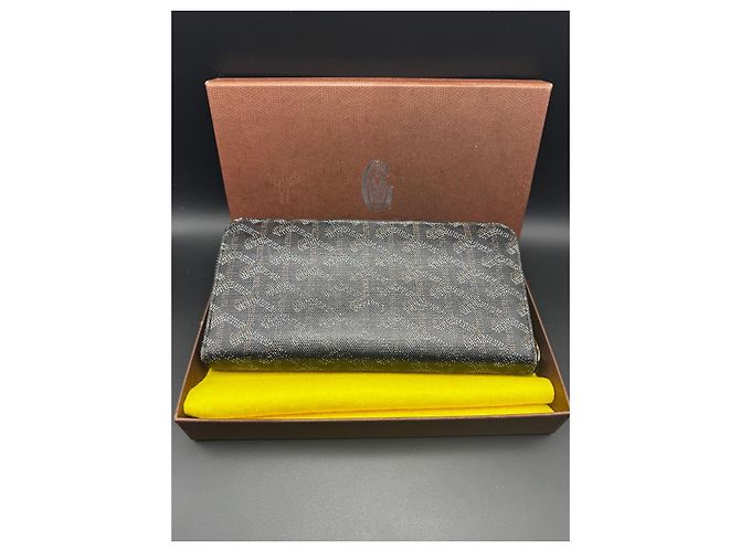 Goyard Saint Louis Cartera con Cremallera Castaño Negro - vista 2