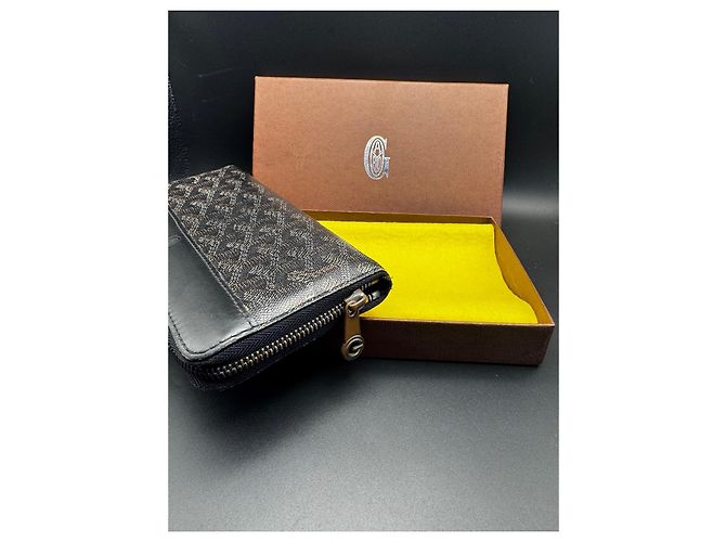 Goyard Saint Louis Cartera con Cremallera Castaño Negro - vista 4