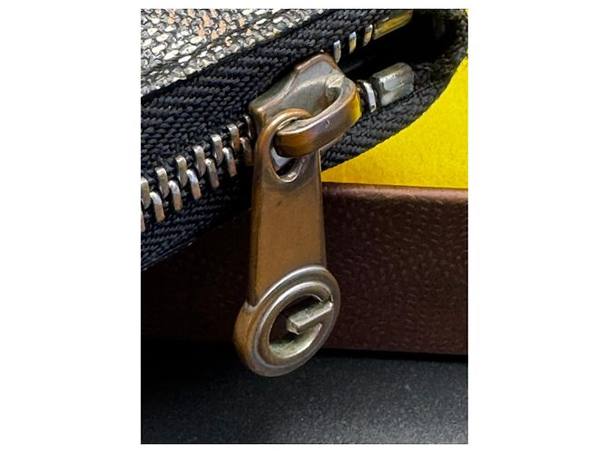 Goyard Saint Louis Cartera con Cremallera Castaño Negro - vista 5