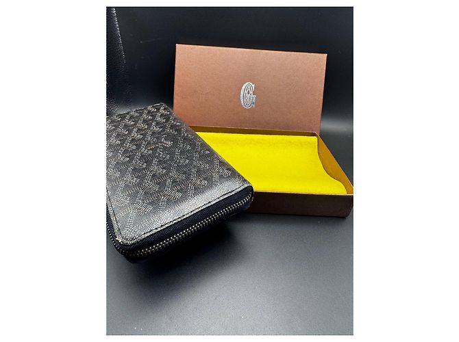 Goyard Saint Louis Cartera con Cremallera Castaño Negro - vista 6