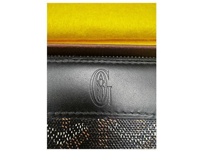 Goyard Saint Louis Cartera con Cremallera Castaño Negro - vista 8