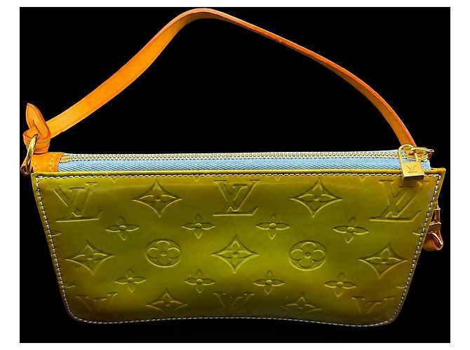 Louis Vuitton Monogram Vernis Pochette Gelb - Ansicht 2