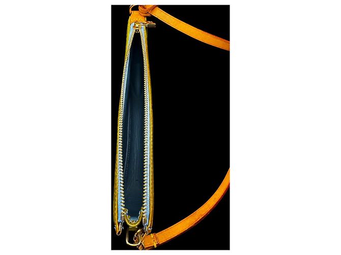 Louis Vuitton Monogram Vernis Pochette Gelb - Ansicht 6
