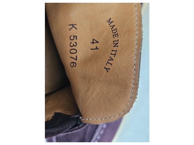 Loro Piana Summer Walk Mocassini Camoscio Viola Porpora - vista 16