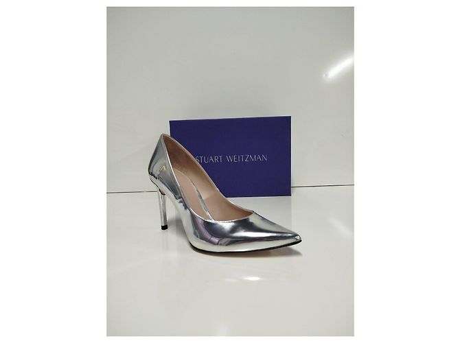 Stuart Weitzman Décolleté Argentate Metallizzate Argento - vista 2