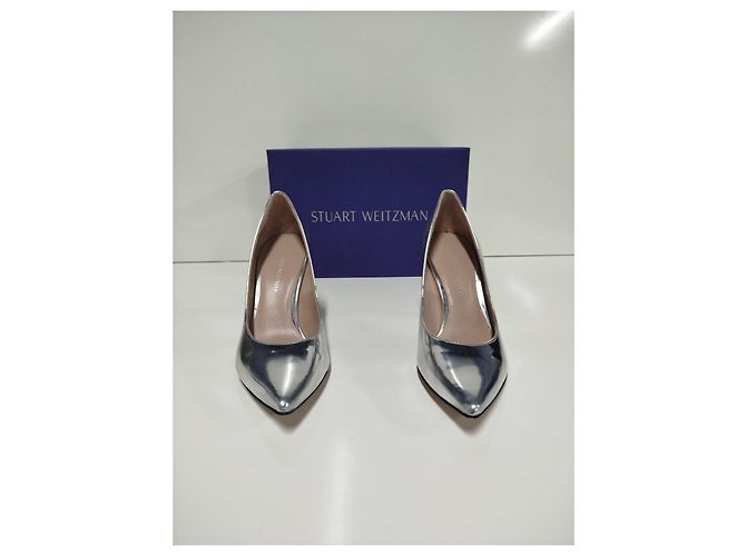Stuart Weitzman Décolleté Argentate Metallizzate Argento - vista 3