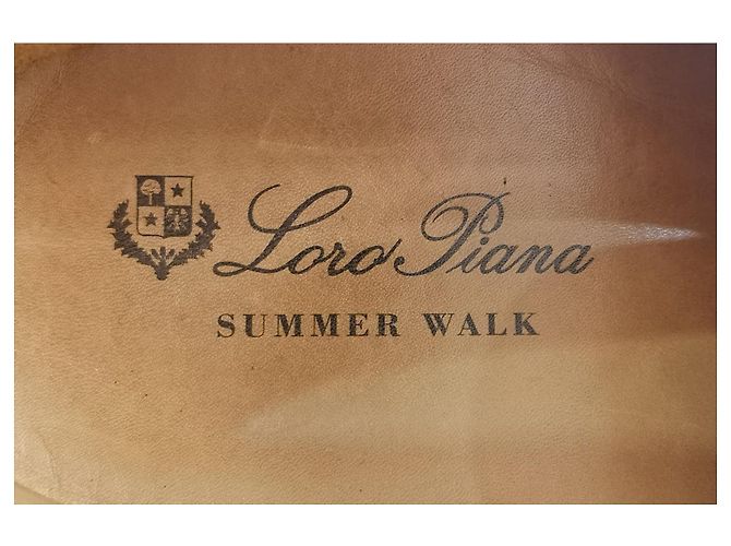 Loro Piana Summer Walk Mocassini Camoscio Blu - vista 10