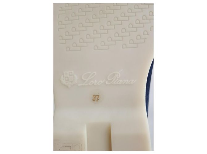 Loro Piana Summer Walk Mocassini Camoscio Blu - vista 14