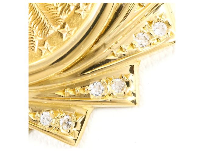 Autre Marque Pendente in oro giallo 18K con diamante D'oro - vista 2