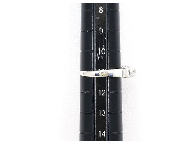 Autre Marque Platin-Bandring PT850 mit Diamant - Ansicht 8
