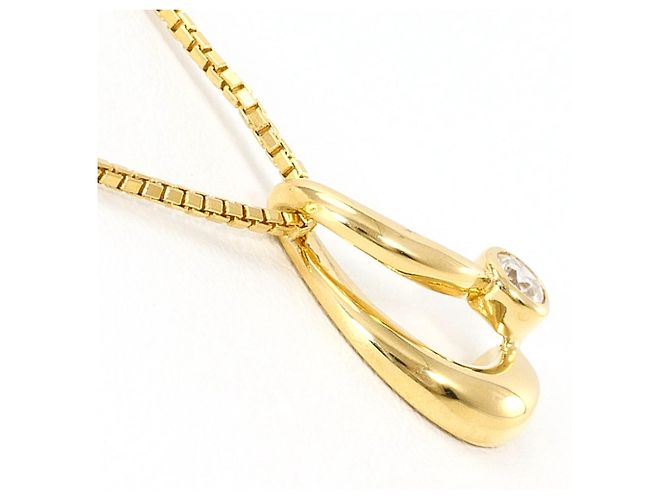 Autre Marque Collana in oro giallo 18K con diamante D'oro - vista 2