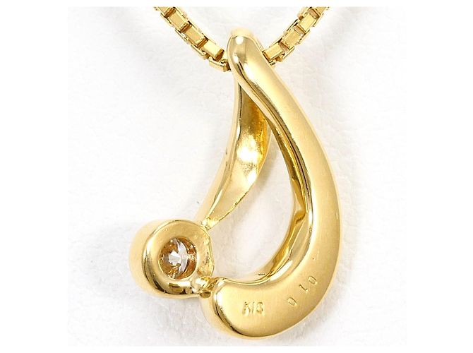Autre Marque Collana in oro giallo 18K con diamante D'oro - vista 3