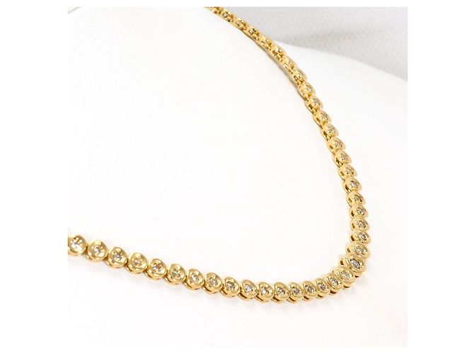 Autre Marque Collana in oro giallo 18K con diamante D'oro - vista 2
