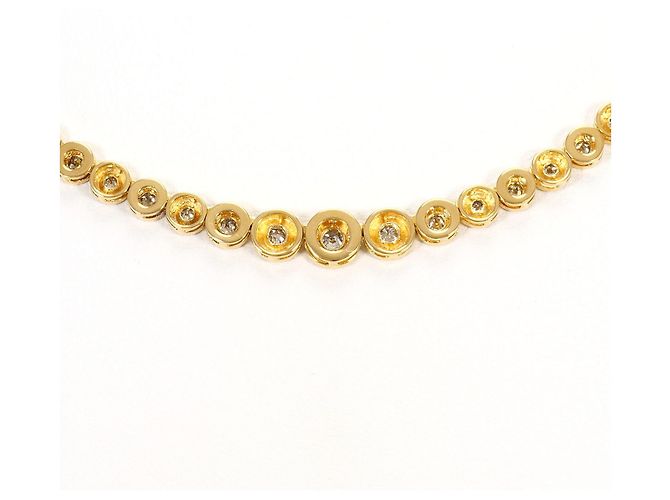 Autre Marque Collana in oro giallo 18K con diamante D'oro - vista 3