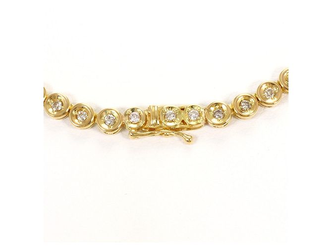 Autre Marque Collana in oro giallo 18K con diamante D'oro - vista 4