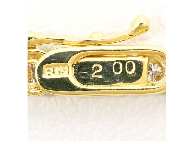 Autre Marque Collana in oro giallo 18K con diamante D'oro - vista 5