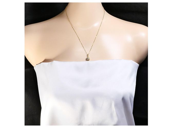 Autre Marque Collana in oro giallo 18K con diamante D'oro - vista 7