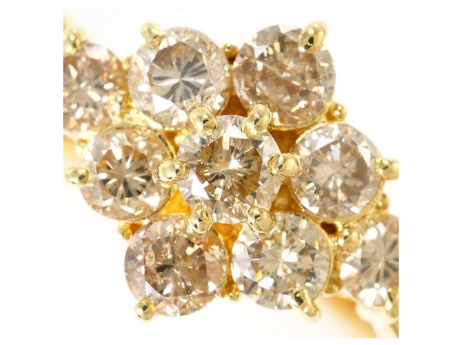 Autre Marque Anello fede in oro giallo 18K e diamanti D'oro - vista 2