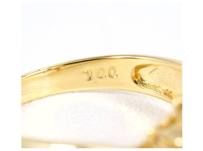 Autre Marque Anello fede in oro giallo 18K e diamanti D'oro - vista 6