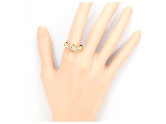 Autre Marque Anello fede in oro giallo 18K e diamanti D'oro - vista 7