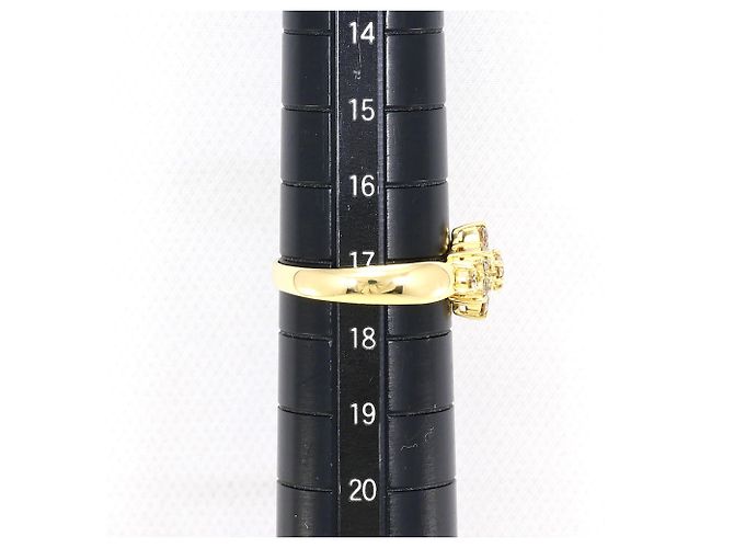 Autre Marque Anello fede in oro giallo 18K e diamanti D'oro - vista 8