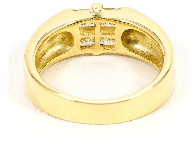Autre Marque Anello fede in oro giallo 18K e diamanti D'oro - vista 4