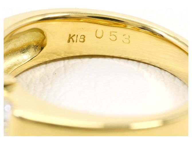 Autre Marque Anello fede in oro giallo 18K e diamanti D'oro - vista 5
