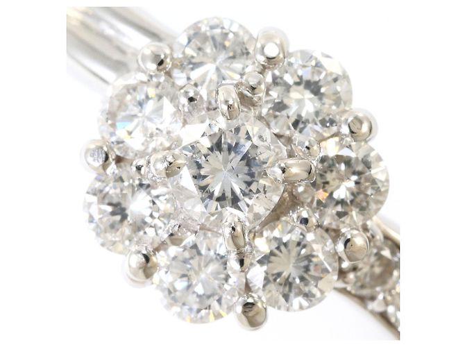 Autre Marque Platin-Diamant-Bandring - Ansicht 2