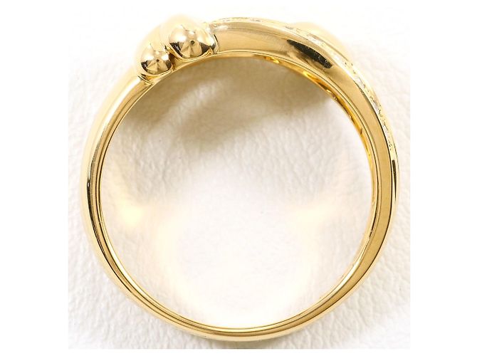 Autre Marque Ring aus 18K Gelbgold mit Diamant Golden - Ansicht 3